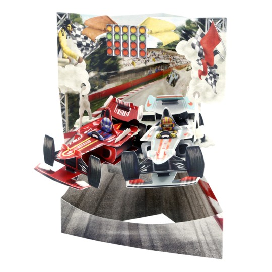 Formula 1 3D Swing Card