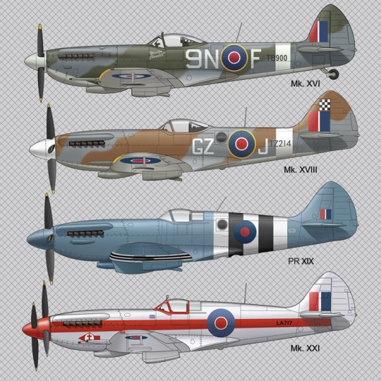 Spitfire Greetings Card