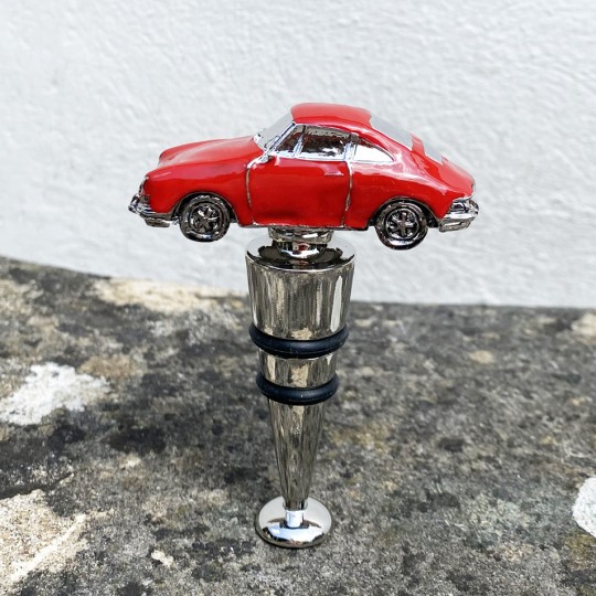 Red Sports Car Bottle Stopper