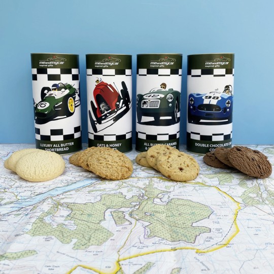 Classic Racing Car Biscuits Gift Set