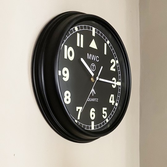 Army G10 Wall Clock Black