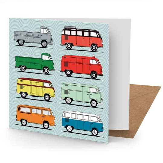 Camper Van Greetings Card