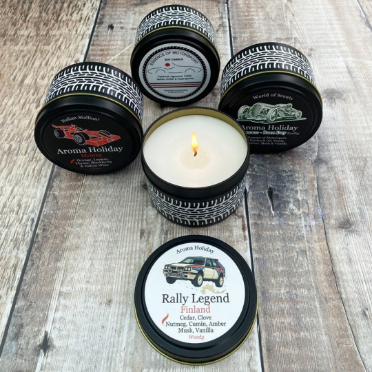 Motorsport Aroma Candle Tin