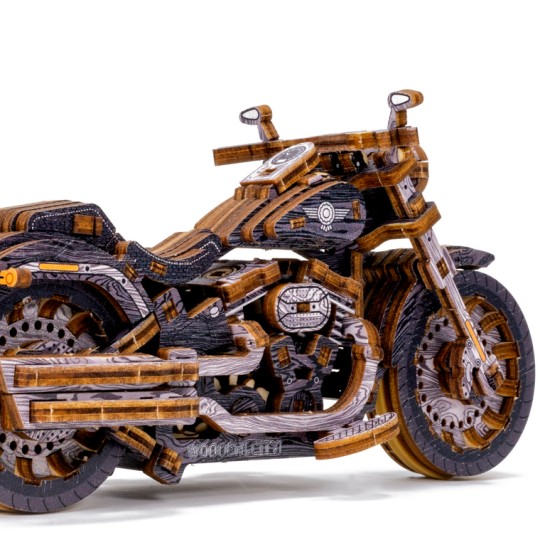 Limited Edition Cruiser Motorbike Wooden Model