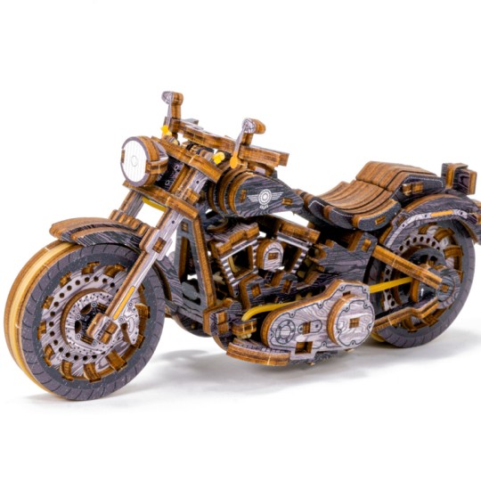 Limited Edition Cruiser Motorbike Wooden Model