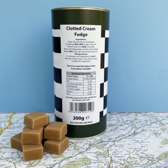 Classic Racing Car Clotted Cream Fudge