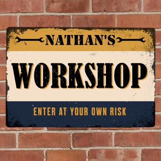 Personalised Garage or Shed Sign
