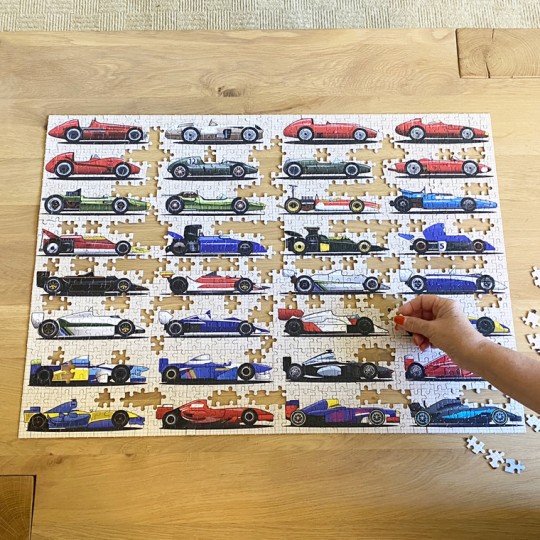 Formula 1 Through the Ages Jigsaw