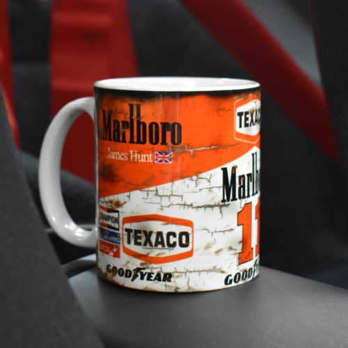James Hunt Marlboro Racing Mug