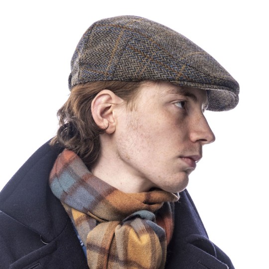 Tweed Flat Cap - Herringbone Brown Tweed Flat Cap - Herringbone Brown