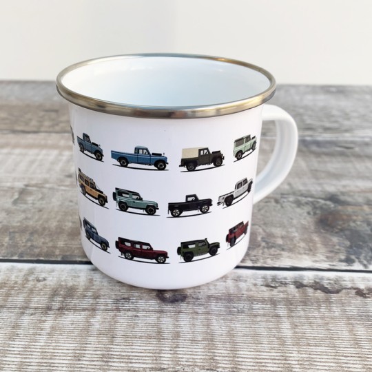 Landy Enamel Mug