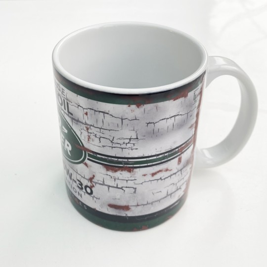 Land Rover Motor Oil Can Mug