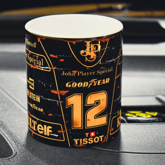 Nigel Mansell JPS Racing Mug