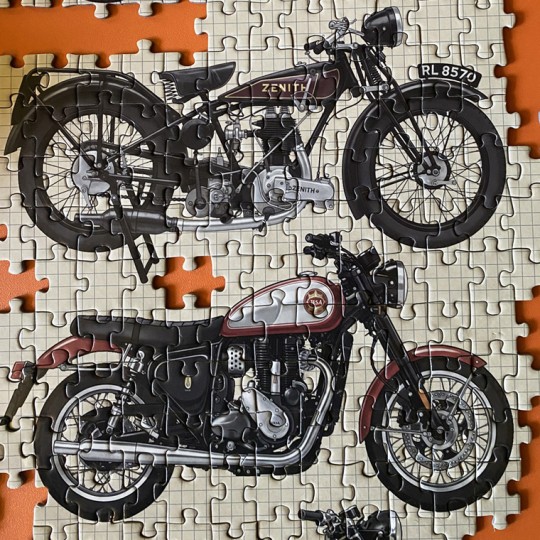 Classic British Motorcycles 1000 Piece Jigsaw