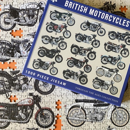 Classic British Motorcycles 1000 Piece Jigsaw