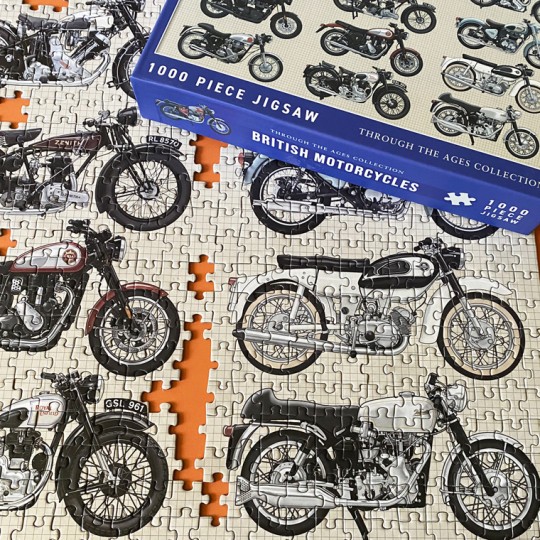 Classic British Motorcycles 1000 Piece Jigsaw