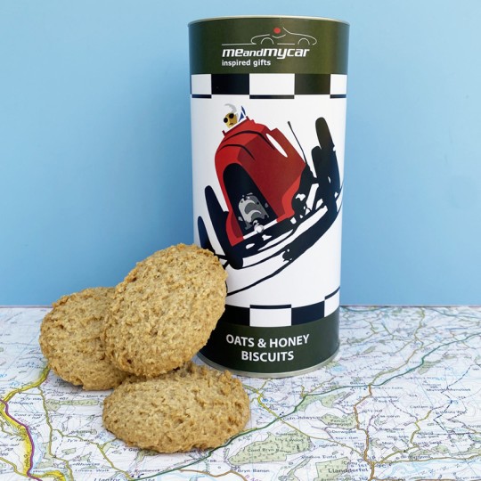 Classic Racing Car Oats and Honey Biscuits