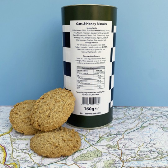 Classic Racing Car Oats and Honey Biscuits
