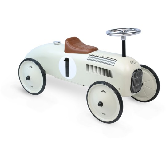 Vilac Metal Ride-On Car White
