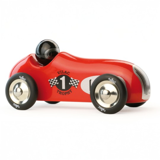 Vilac Vintage Racing Car Red