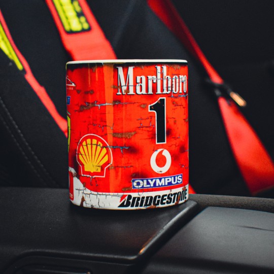 Michael Schumacher Ferrari Racing Mug