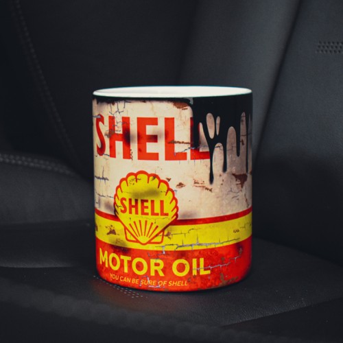 Shell Oil Can Mug