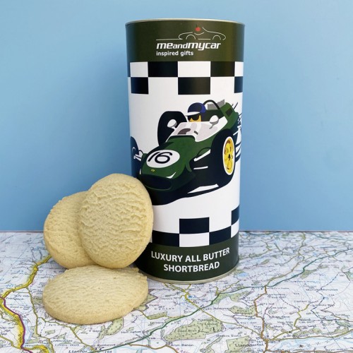 Classic Racing Car Shortbread Biscuits