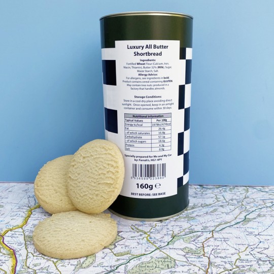 Classic Racing Car Shortbread Biscuits