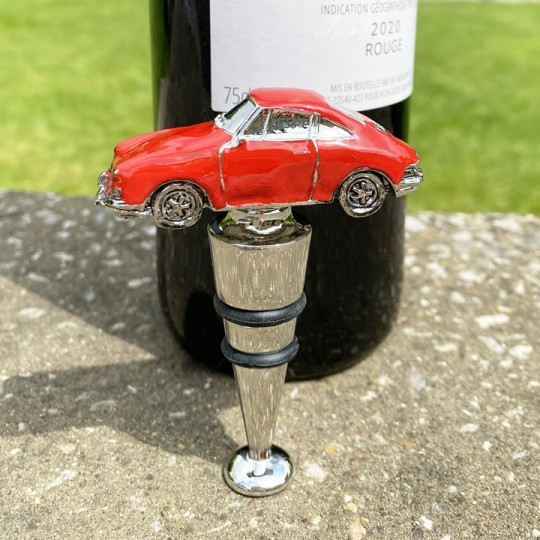 Red Sports Car Bottle Stopper