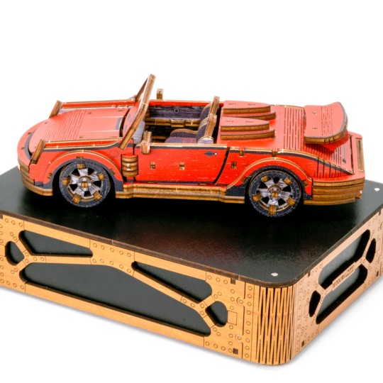 Limited Edition Sports Car Wooden Model