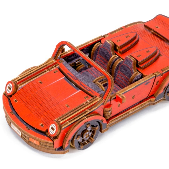 Limited Edition Sports Car Wooden Model