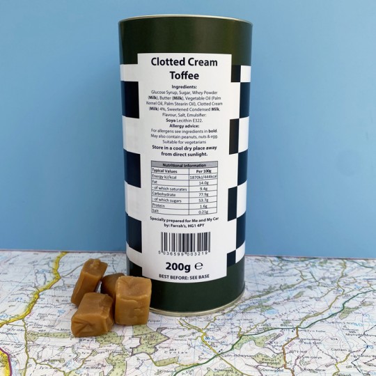 Classic Racing Car Clotted Cream Toffee
