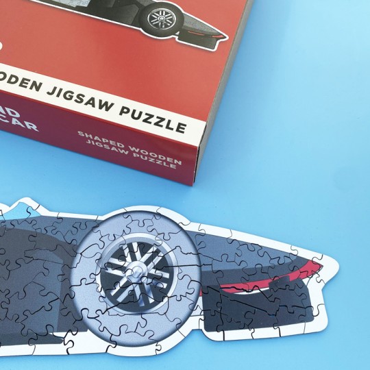Wooden Shaped F1 Car Jigsaw