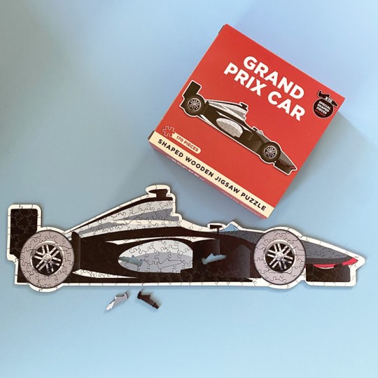 Wooden Shaped F1 Car Jigsaw