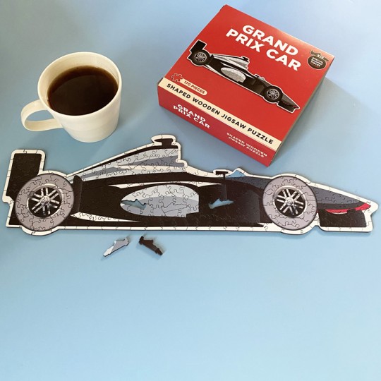 Wooden Shaped F1 Car Jigsaw