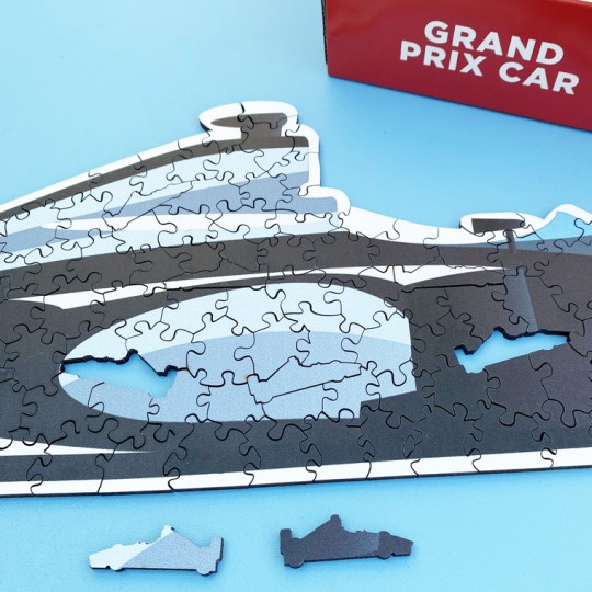 Wooden Shaped F1 Car Jigsaw