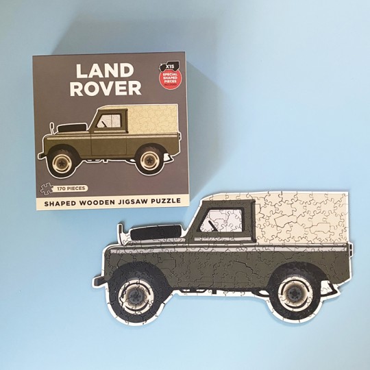 Wooden Shaped Land Rover Jigsaw