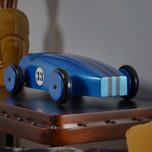 Mahogany Racing Car Blue